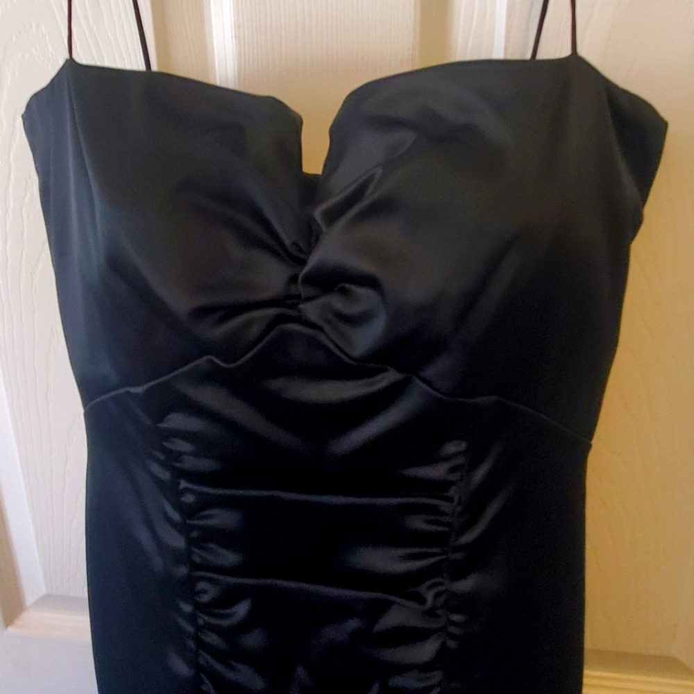 Nicole Miller Strapless Black Dress Size 10